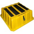 Us Roto Molding 1 Step Plastic Step Stand Large - Yellow 37inW x 37inD x 14inH - NBST-1 YEL